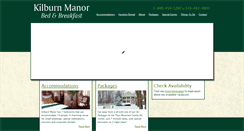 Desktop Screenshot of kilburnmanor.com